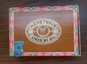 Mark Twain Cigar Box