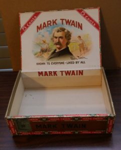 Mark Twain Cigar Box