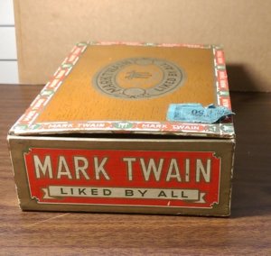 Mark Twain Cigar Box