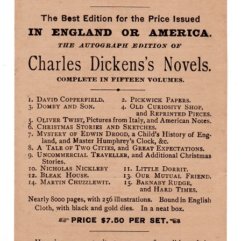 Dickens Handbill