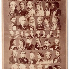 Trade Card, The Lecture Platform with Mark Twain