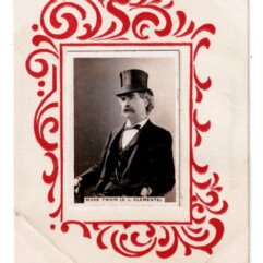 Lever Brothers Trade Card, Mark Twain