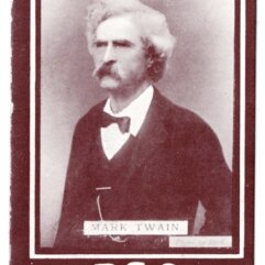 Carson's Chocolate Celebrities Card #64 Mark Twain