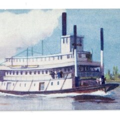 Tobacco Card with Mark Twain Reference